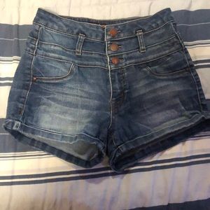 High waisted shorts